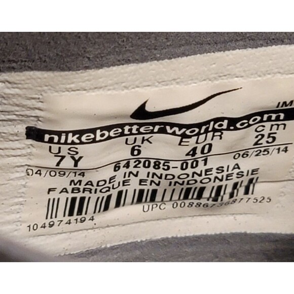 Nike KD Vulc Kevin Durant Black Cool Grey 7Y NWOT - Picture 9 of 10